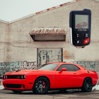 Alarme voiture AutoGuard™ - Télécommande LCD bidirectionnelle