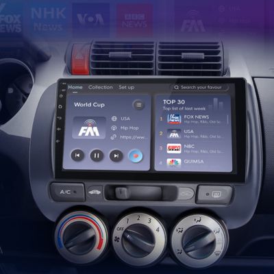 Autoradio Bluetooth BassFlowâą - Connexion 4G et WiFi