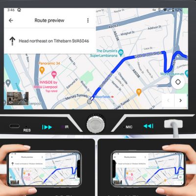 Autoradio Bluetooth RoadHub™ - Commandes au volant GPS