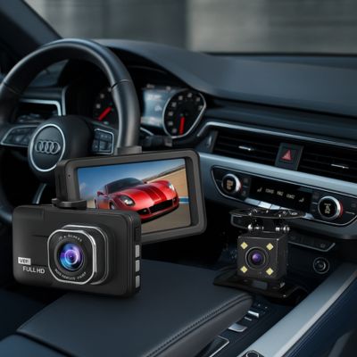 Caméra pour la voiture SafeDrive™ - Double caméra avec caméra de recul