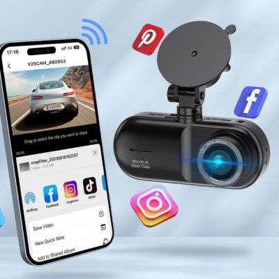 Dashcam CamGuard™ - Connexion Wi-Fi rapide