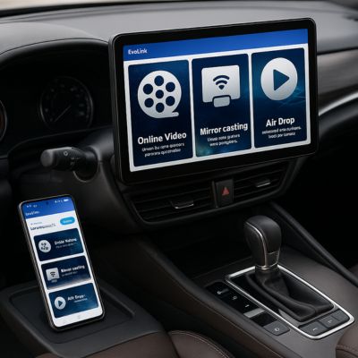 Écran CarPlay DriveLink™ - Lecture vidéo en ligne