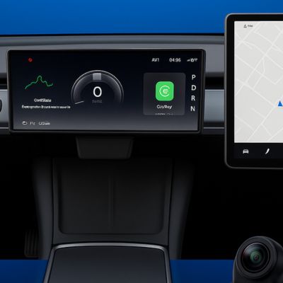 Écran CarPlay Tesla | TeslaVision™ Model 3 Highland 2024+ & Y Juniper 2025