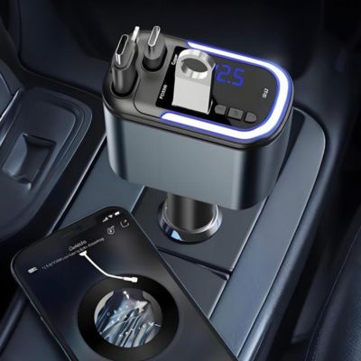 FM Transmetteur Bluetooth TuneWaveâą - Compatible assistant vocal