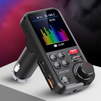 FM Transmetteur Bluetooth WaveCastâą - Slot Micro SD et TF card