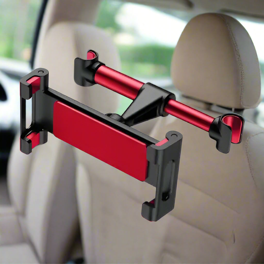 Support Tablette Voiture – Installation Ultra Rapide et Sans Outil Rouge