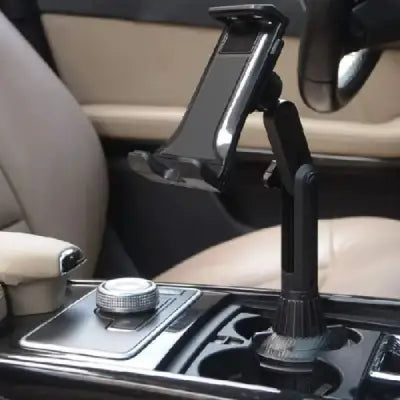 Support Tablette Voiture CupGrip Pro™ - Fixation Robuste Support Gobelet Court