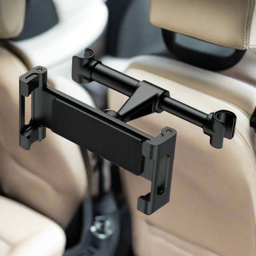 Support Tablette Voiture – Installation Ultra Rapide et Sans Outil Noir