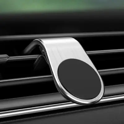 Support Téléphone Voiture Grille Aeration Argent