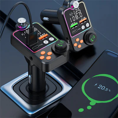 Transmetteur FM Bluetooth CarSound™ - Qualité sonore cristalline