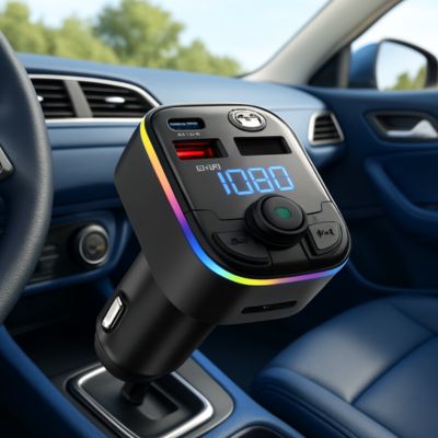Transmetteur FM Bluetooth, fm transmetteur bluetooth, transmetteur FM et Bluetooth, pour moderniser et connecter votre véhicule - Vehitech.fr