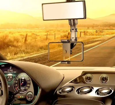 Support Téléphone Voiture Rétroviseur Design Discret