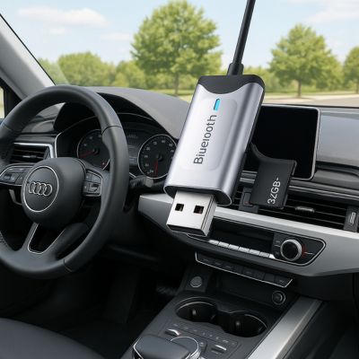 Adaptateur Bluetooth Voiture CarConnect™ - Câble anti-enchevêtrement
