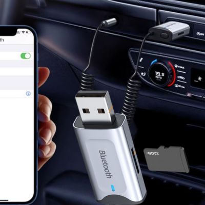 Adaptateur Bluetooth Voiture CarConnect™ - Qualité audio premium