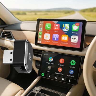 Adaptateur CarPlay sans fil CarEase™ - Compatible iOS et Android