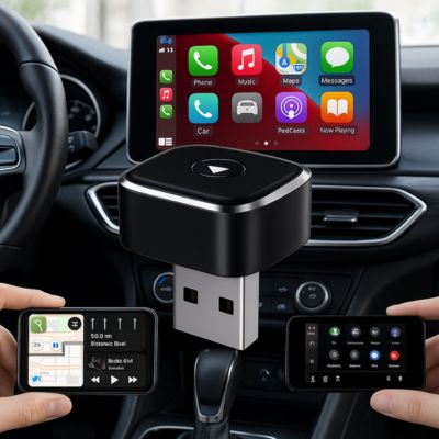 Adaptateur CarPlay sans fil CarEase™ - Commandes au volant actives