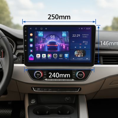 Autoradio 2 DIN DualDIN™ – Écran QLED immersif 10 pouces