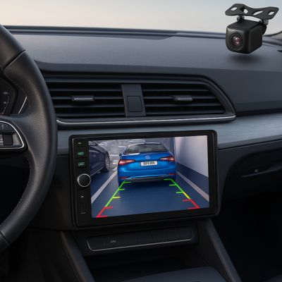 Autoradio 2 DIN Power2DIN™ – Caméra de recul HD incluse