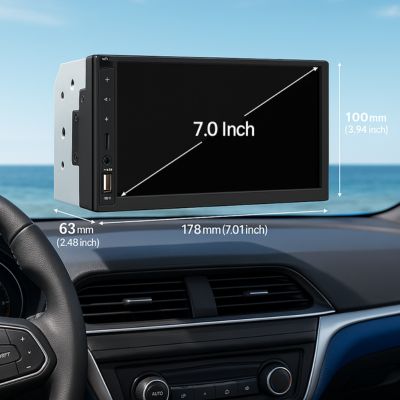 Autoradio 2 DIN Prime2DIN™ - Dimensions