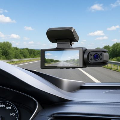 Caméra pour la voiture RoadGuard HD™ – GPS intégré pour vos trajets