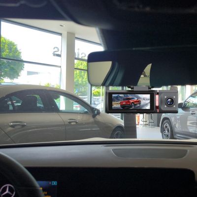 Dashcam DashNova™ - Vue complète avant/arrière/intérieur