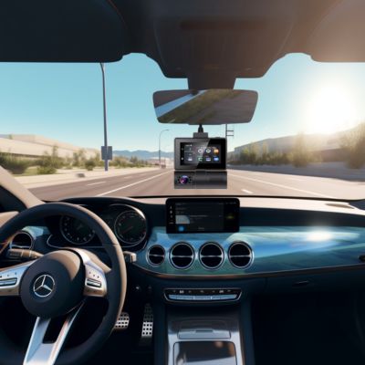 Connectivité avancée de la dashcam pour une sécurité permanente