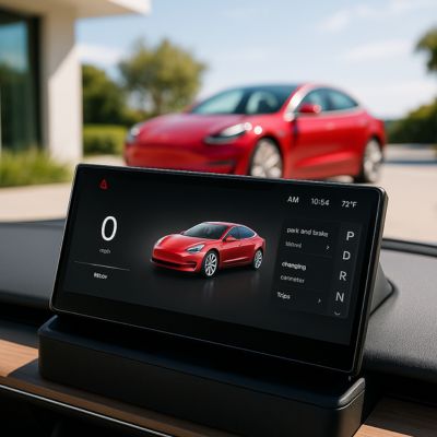 Écran CarPlay TeslaVision™ - Sécurité renforcée