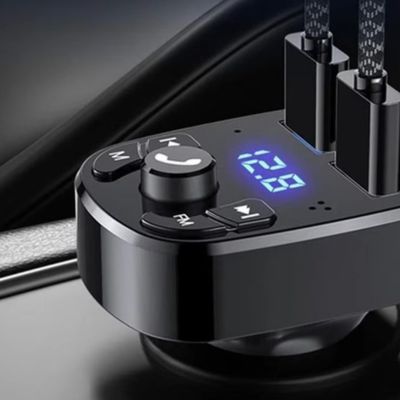 FM Transmetteur Bluetooth AutoTuneX™ – Design Compact