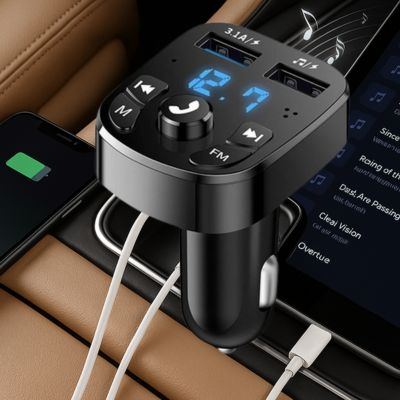 FM Transmetteur Bluetooth AutoTuneX™ – Son HD Clair