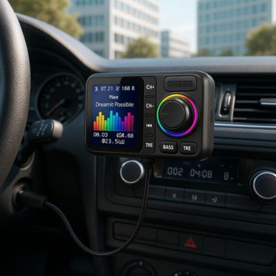 FM Transmetteur Bluetooth TuneWave™ - Design élégant