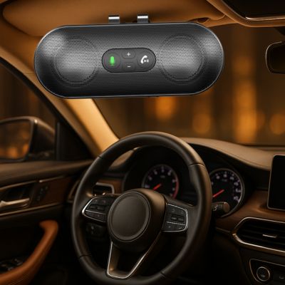 Kit Bluetooth voiture AutoVibe™ - Installation facile pare-soleil