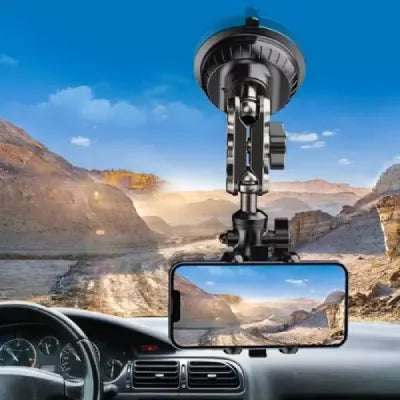 Support Tablette Voiture ViewGo™ - Montage Pare-Brise Facile