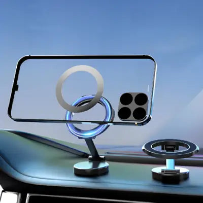 Support Téléphone Voiture Magnétique Ultra Stable Rotation