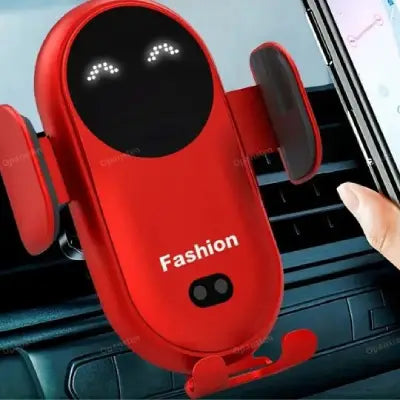 Support Téléphone Voiture Charge Rapide Qi Compatible