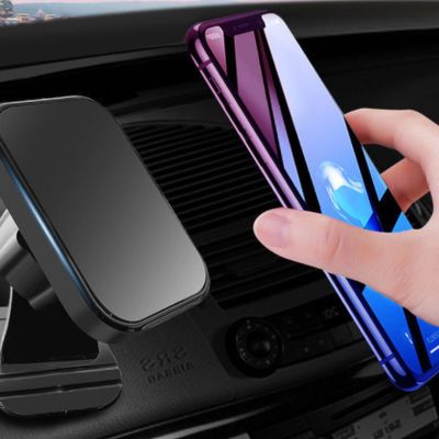Support Téléphone Voiture Magnétique HoldFast™ – Compatible Tous Téléphones