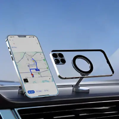Support Téléphone Voiture Magnétique Adhésif Rotation Complète