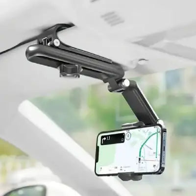 Support téléphone voiture : visibilité optimale avec rotation 360°